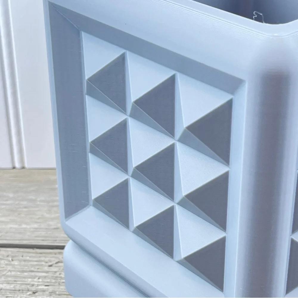 The Nova Square Planter, Flower Pot, Planter with Tray, Succulent, 4” Opening